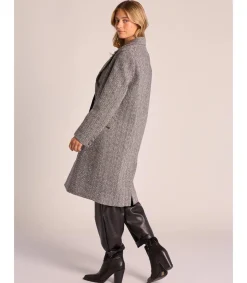 Alma en Pena Chaquetas|ABRIGO LARGO GRIS