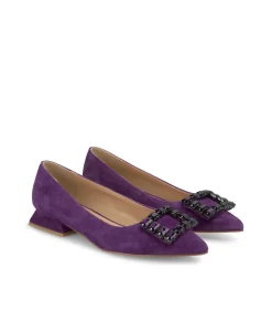Alma en Pena Zapatos Planos|BAILARINA ADORNO CUADRADO