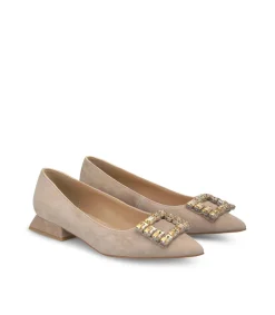 Alma en Pena Zapatos Planos|BAILARINA ADORNO CUADRADO