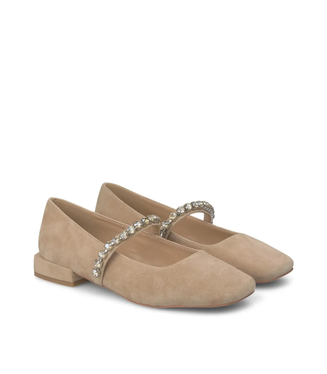 Alma en Pena Zapatos Planos|BAILARINA CON TIRA DE BRILLANTES