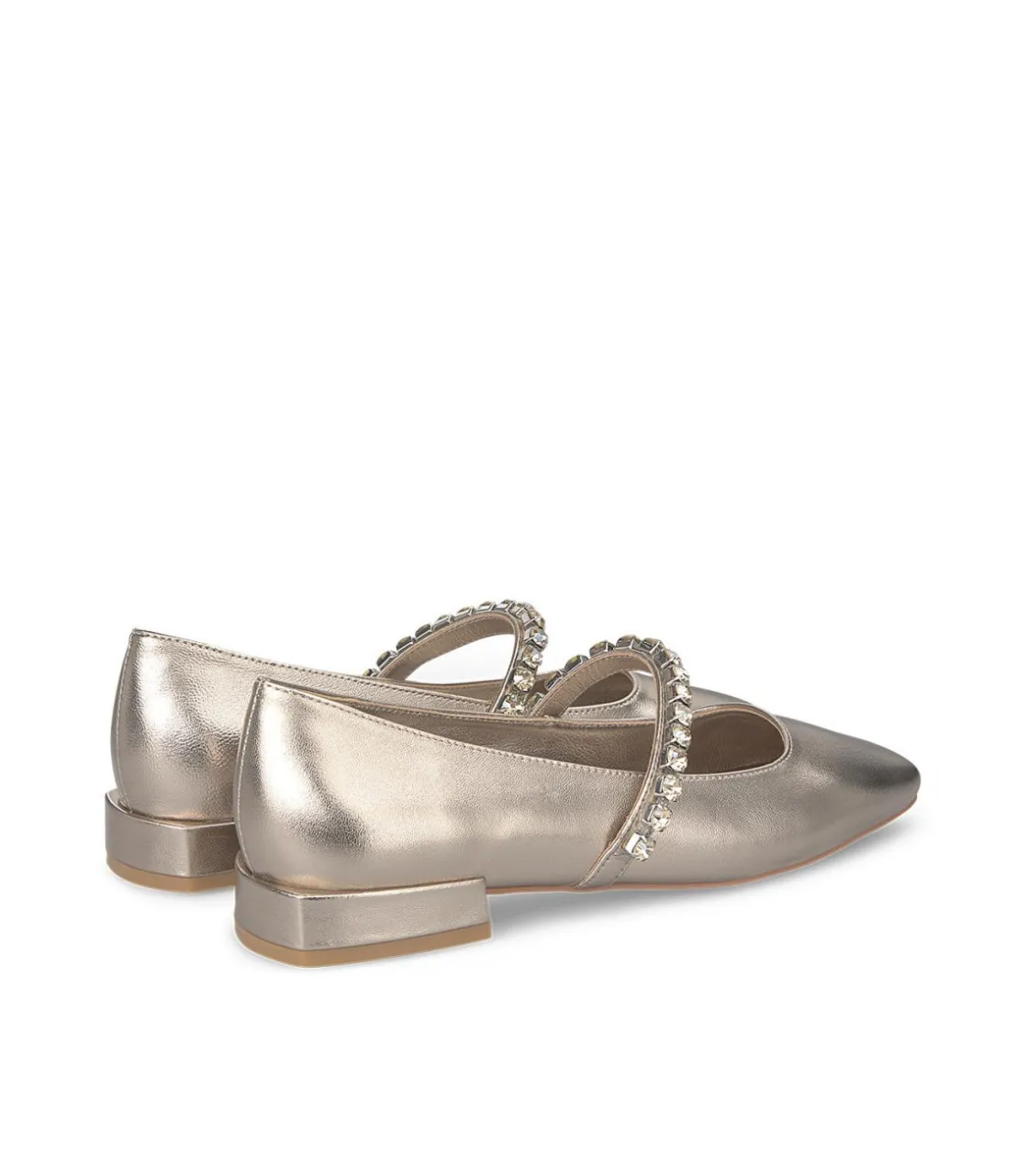 Alma en Pena Zapatos Planos|BAILARINA CON TIRA DE BRILLANTES