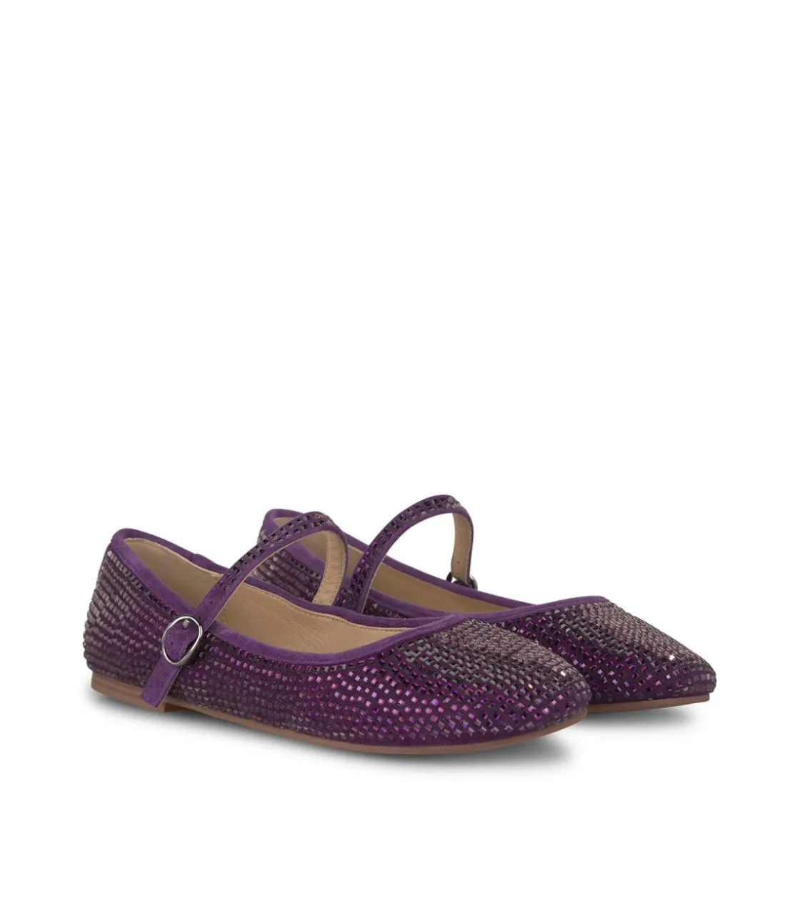 Alma en Pena Zapatos Planos|BAILARINA CUBIERTA DE BRILLOS