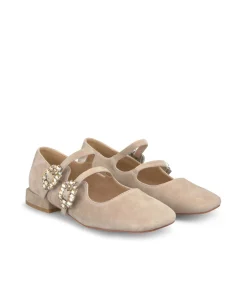 Alma en Pena Zapatos Planos|BAILARINA ESTRIBOS PEDRERÍA