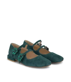 Alma en Pena Zapatos Planos|BAILARINA ESTRIBOS PEDRERÍA