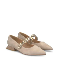 Alma en Pena Zapatos Planos|BAILARINA PLANA TIRA PEDRERÍA