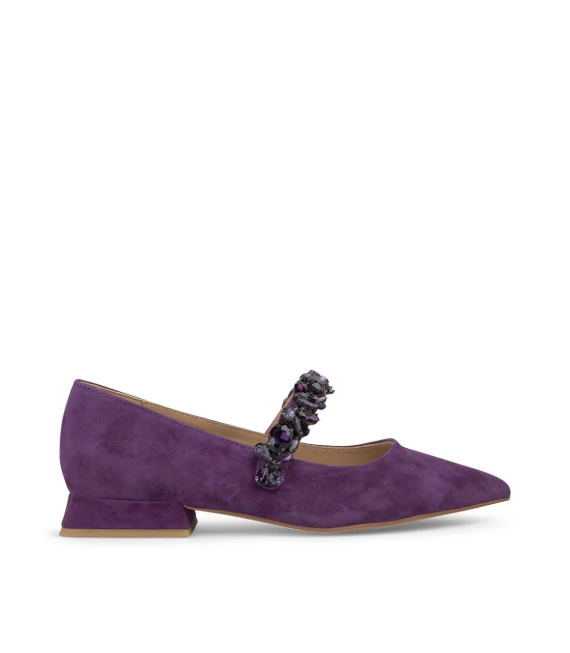 Alma en Pena Zapatos Planos|BAILARINA PLANA TIRA PEDRERÍA