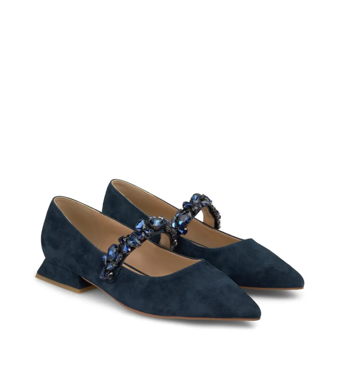 Alma en Pena Zapatos Planos|BAILARINA PLANA TIRA PEDRERÍA