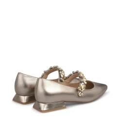 Alma en Pena Zapatos Planos|BAILARINA PLANA TIRA PEDRERÍA