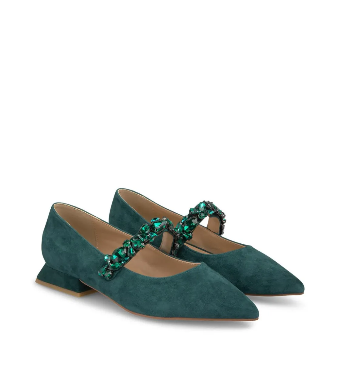 Alma en Pena Zapatos Planos|BAILARINA PLANA TIRA PEDRERÍA