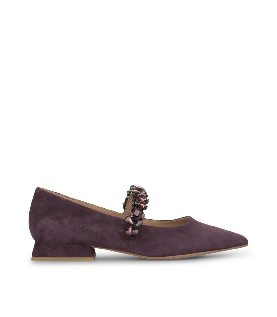 Alma en Pena Zapatos Planos|BAILARINA PLANA TIRA PEDRERÍA