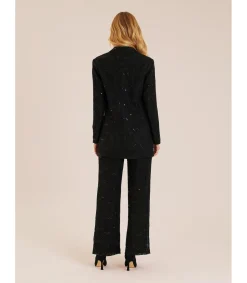 Alma en Pena Chaquetas|BLAZER ENCAJE CON LENTEJUELAS