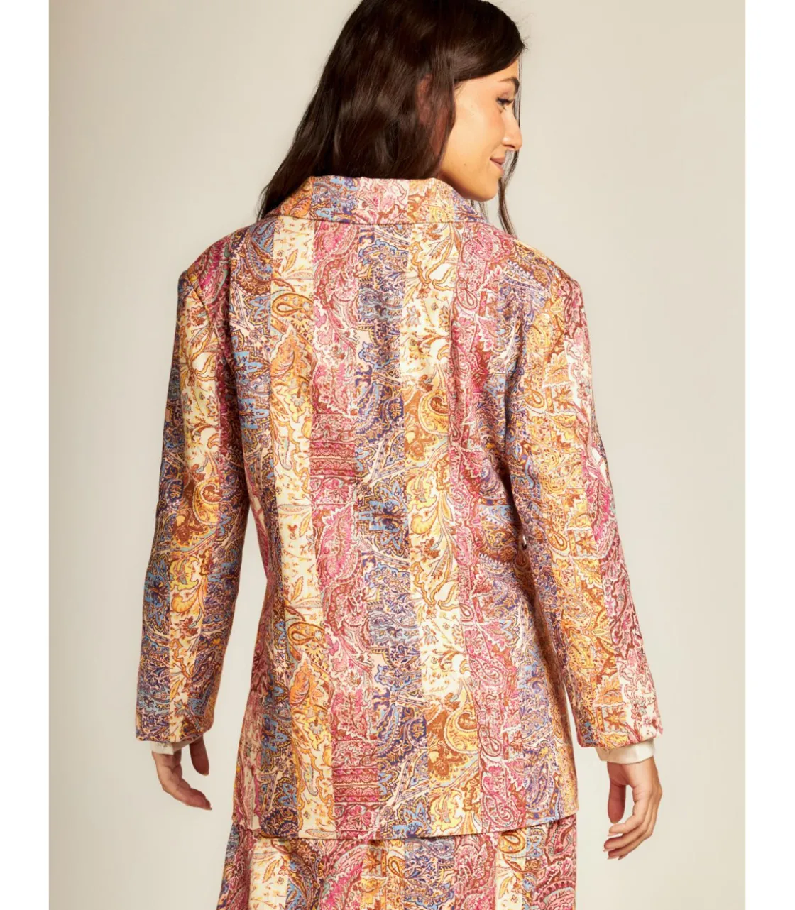 Alma en Pena Chaquetas|BLAZER ESTAMPADA