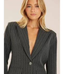 Alma en Pena Chaquetas|BLAZER RAYA DIPLOMÁTICA DETALLES