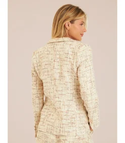 Alma en Pena Chaquetas|BLAZER TEXTURA BOTONES JOYA