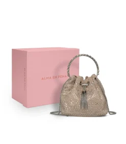 Alma en Pena Bolsos|BOLSO BOMBONERA DETALLE PEDRERÍA