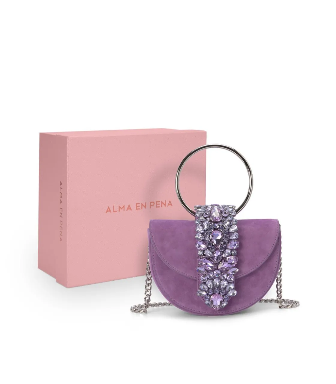 Alma en Pena Bolsos|BOLSO MEDIA LUNA SOLAPA