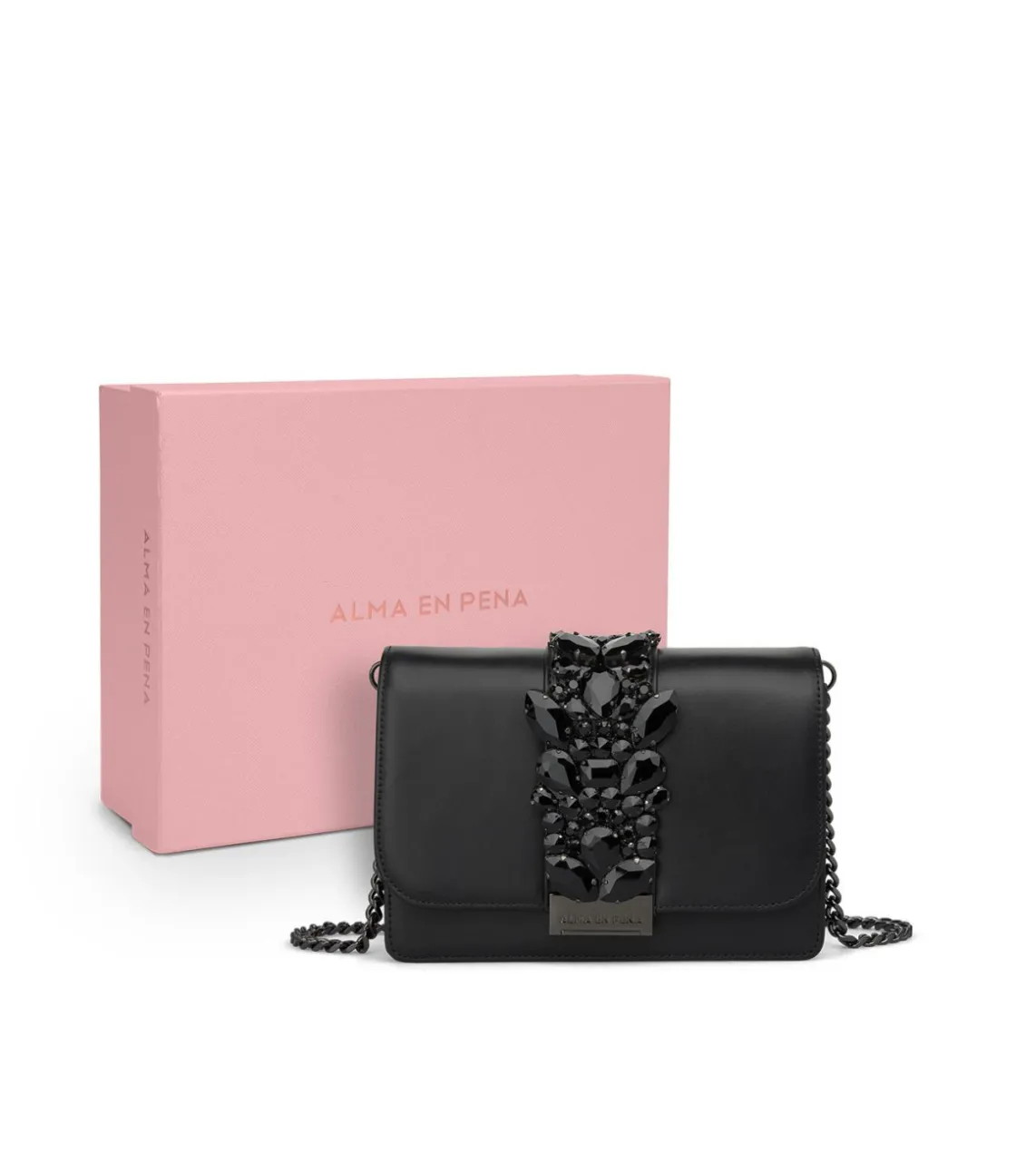 Alma en Pena Bolsos|BOLSO TIPO CLUTCH PEDRERÍA