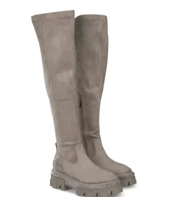 Alma en Pena Botas Planas|BOTA ADORNO PEDRERÍA