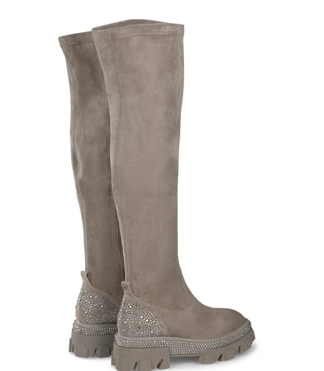 Alma en Pena Botas Planas|BOTA ADORNO PEDRERÍA