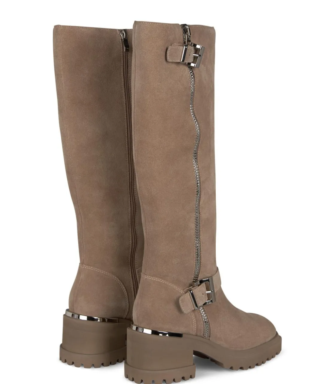 Alma en Pena Botas De Tacón|BOTA ALTA CON HEBILLAS