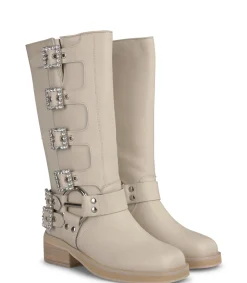 Alma en Pena Botas Planas|BOTA BIKER CON PEDRERÍA