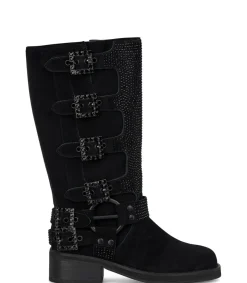 Alma en Pena Botas Planas|BOTA BIKER HEBILLAS