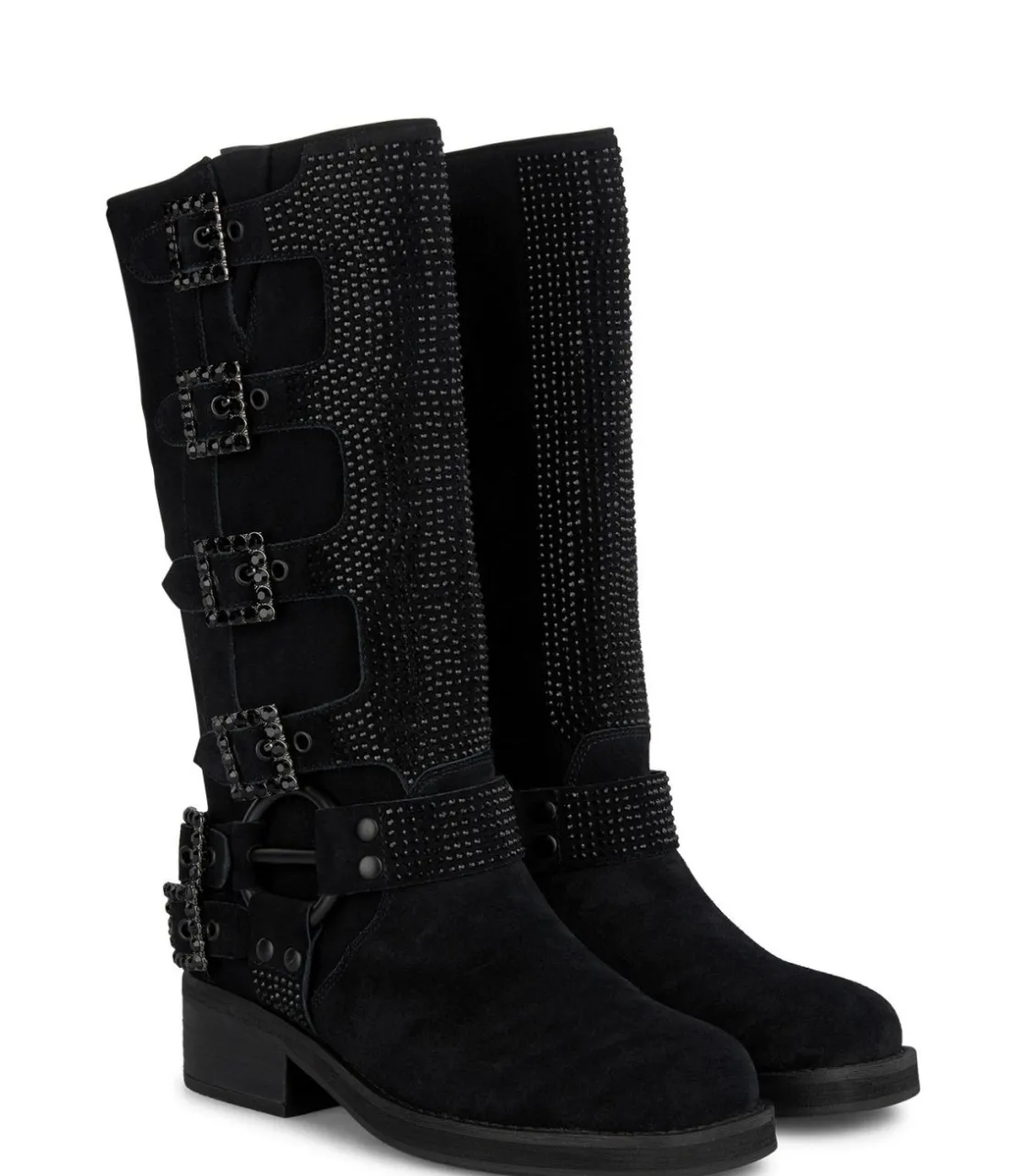 Alma en Pena Botas Planas|BOTA BIKER HEBILLAS