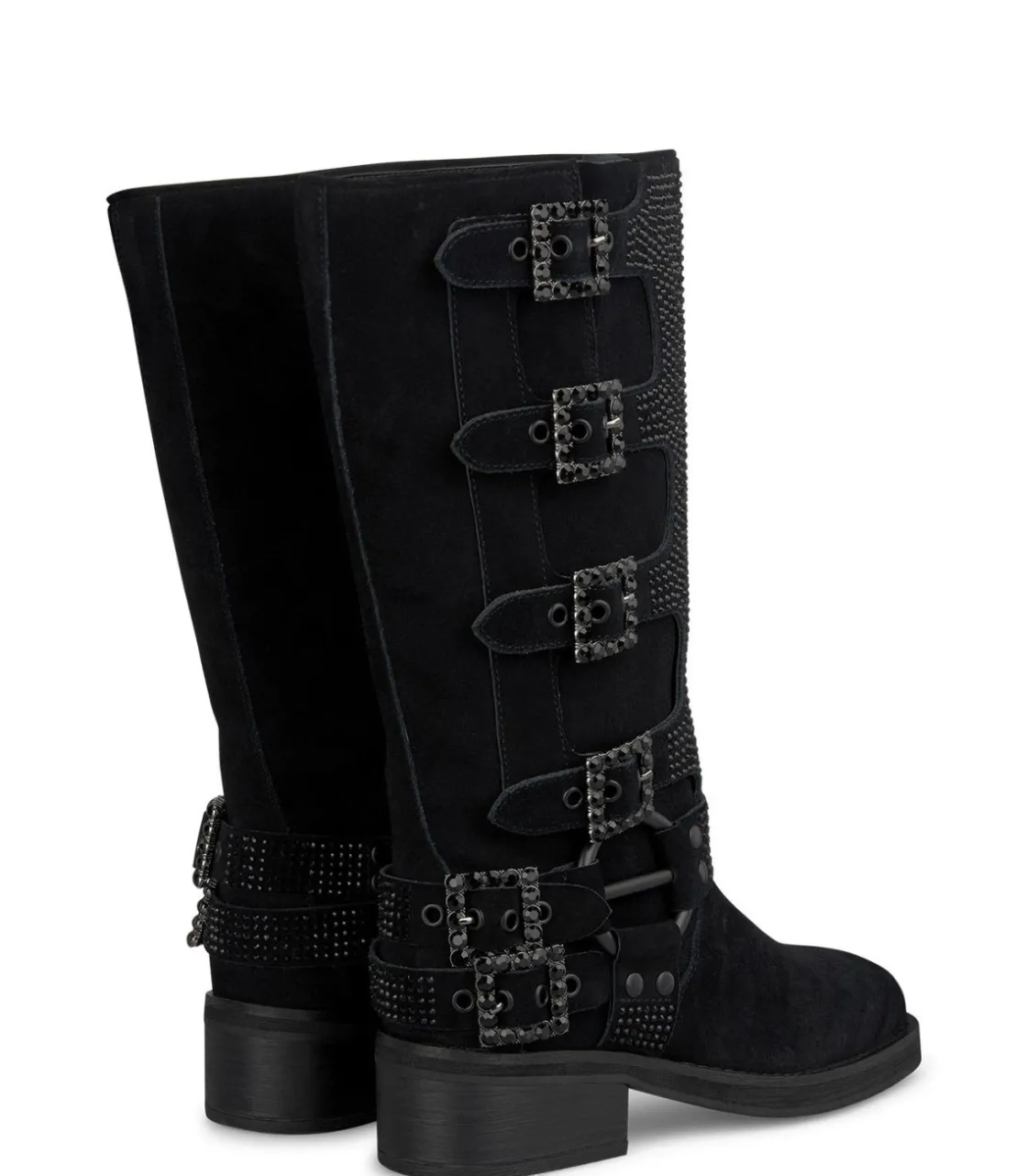 Alma en Pena Botas Planas|BOTA BIKER HEBILLAS