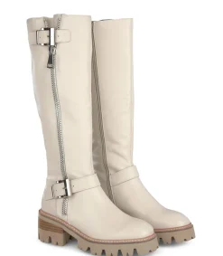 Alma en Pena Botas Planas|BOTA CON ADORNO CREMALLERA LATERAL
