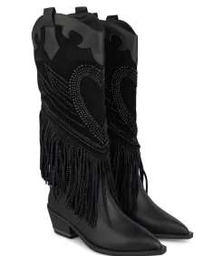 Alma en Pena Botas Planas|BOTA CON FLECOS