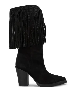 Alma en Pena Botas De Tacón|BOTA CON FLECOS COLGANTES