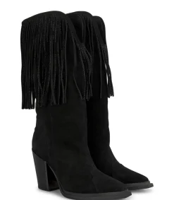 Alma en Pena Botas De Tacón|BOTA CON FLECOS COLGANTES