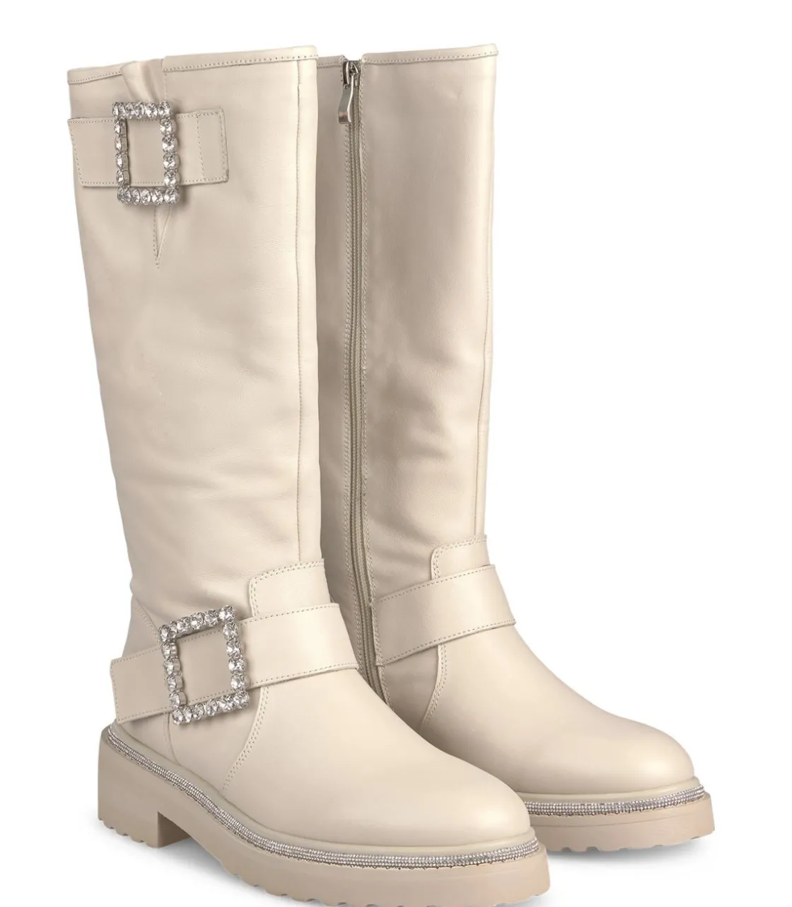 Alma en Pena Botas Planas|BOTA CON HEBILLAS