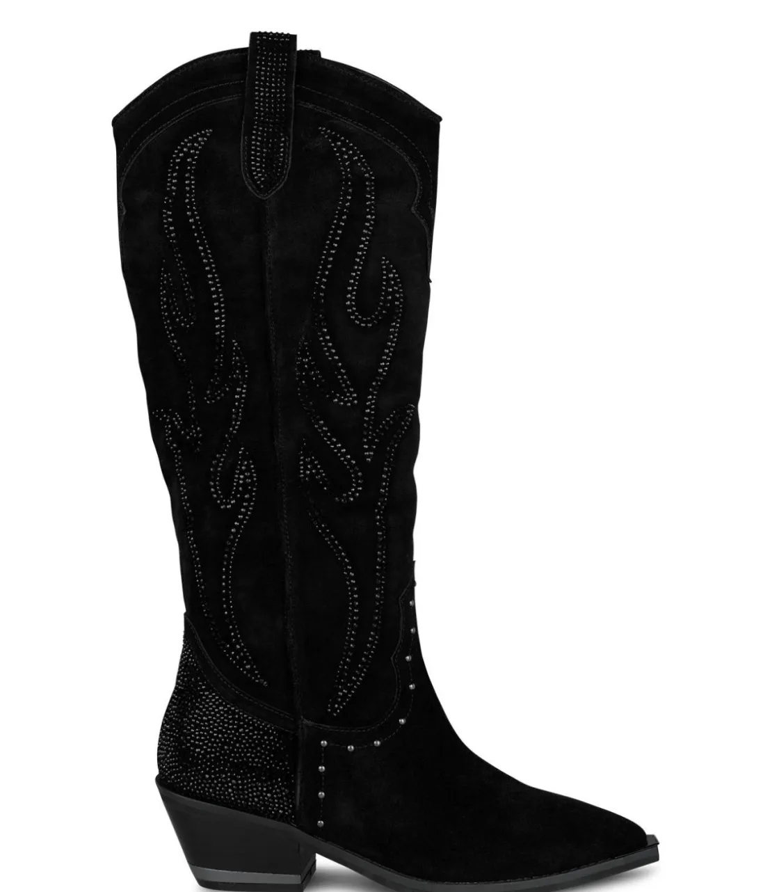 Alma en Pena Botas Planas|BOTA COWBOY ADORNO PEDRERÍA