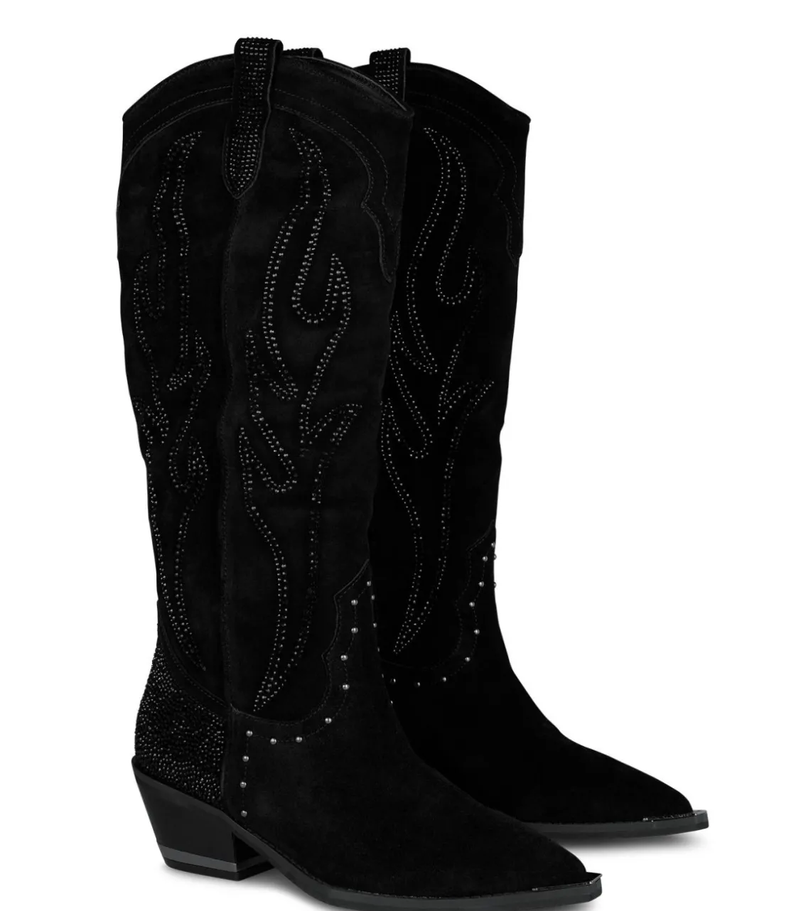 Alma en Pena Botas Planas|BOTA COWBOY ADORNO PEDRERÍA