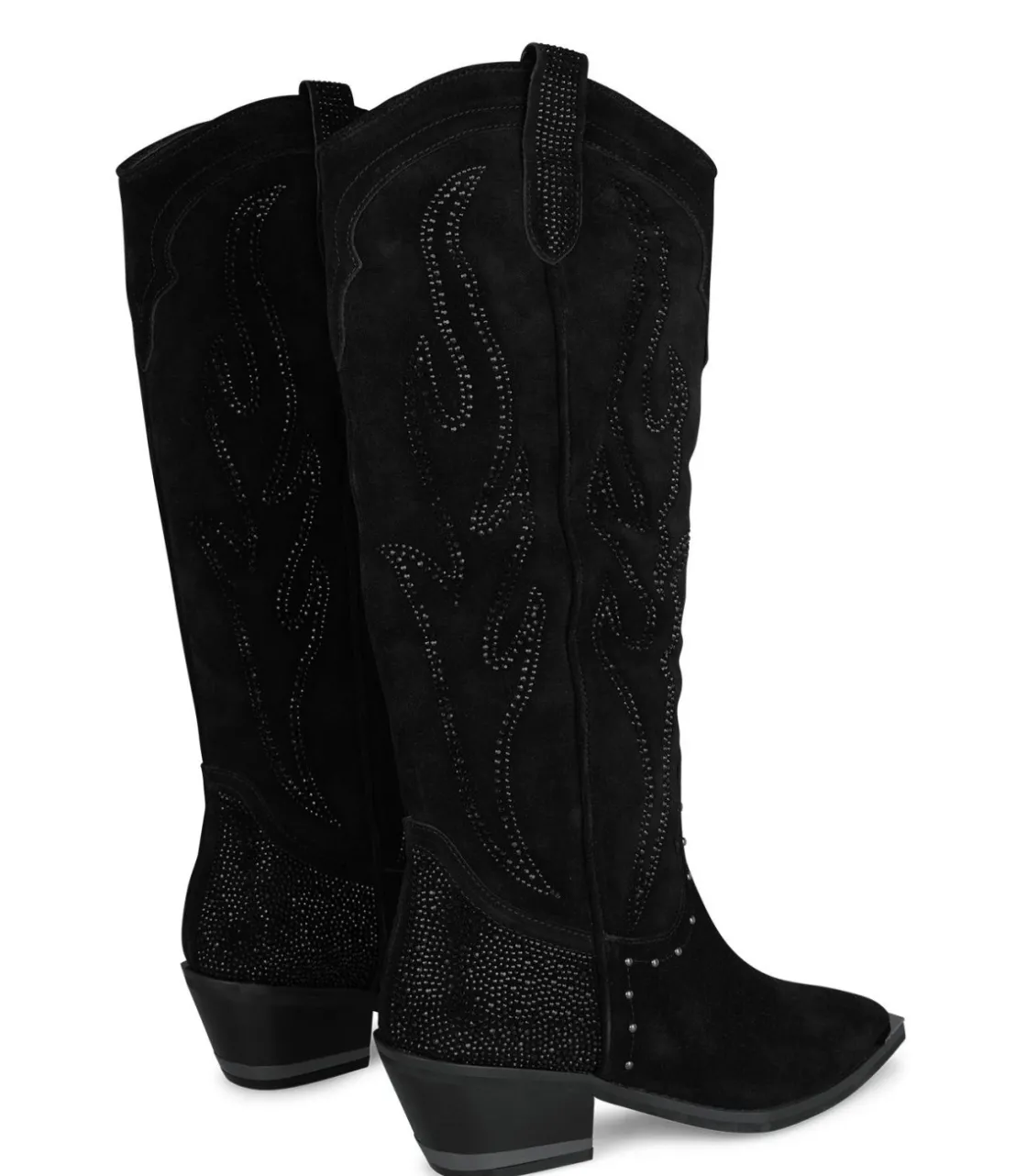 Alma en Pena Botas Planas|BOTA COWBOY ADORNO PEDRERÍA
