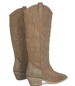 Alma en Pena Botas Planas|BOTA COWBOY ADORNO PEDRERÍA