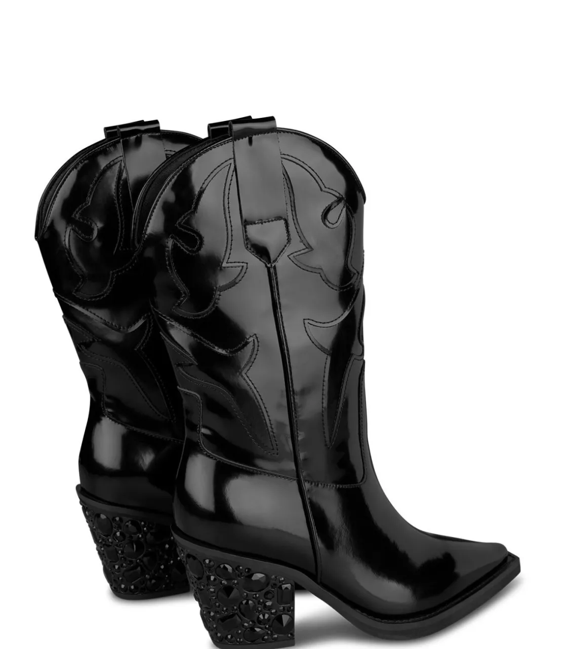 Alma en Pena Botas De Tacón|BOTA COWBOY TACÓN PEDRERÍA