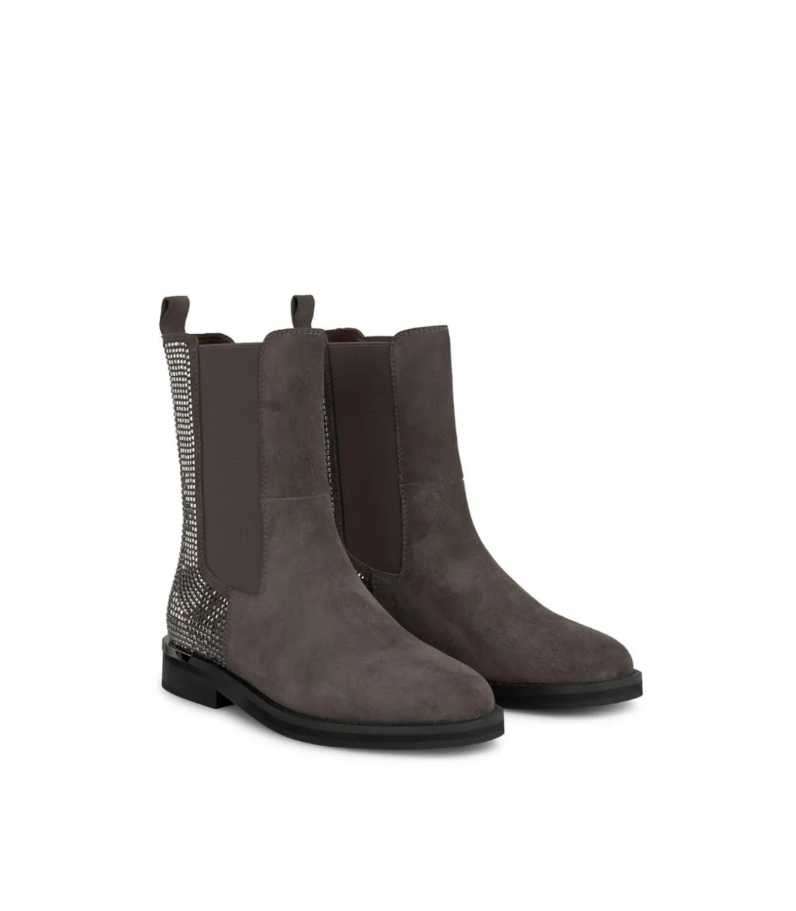 Alma en Pena Botines Planos|BOTA PLANA BRILLANTE