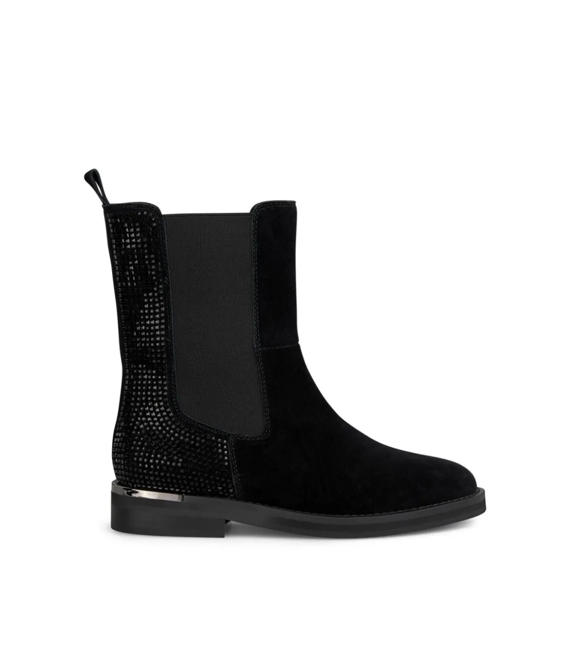 Alma en Pena Botines Planos|BOTA PLANA BRILLANTE