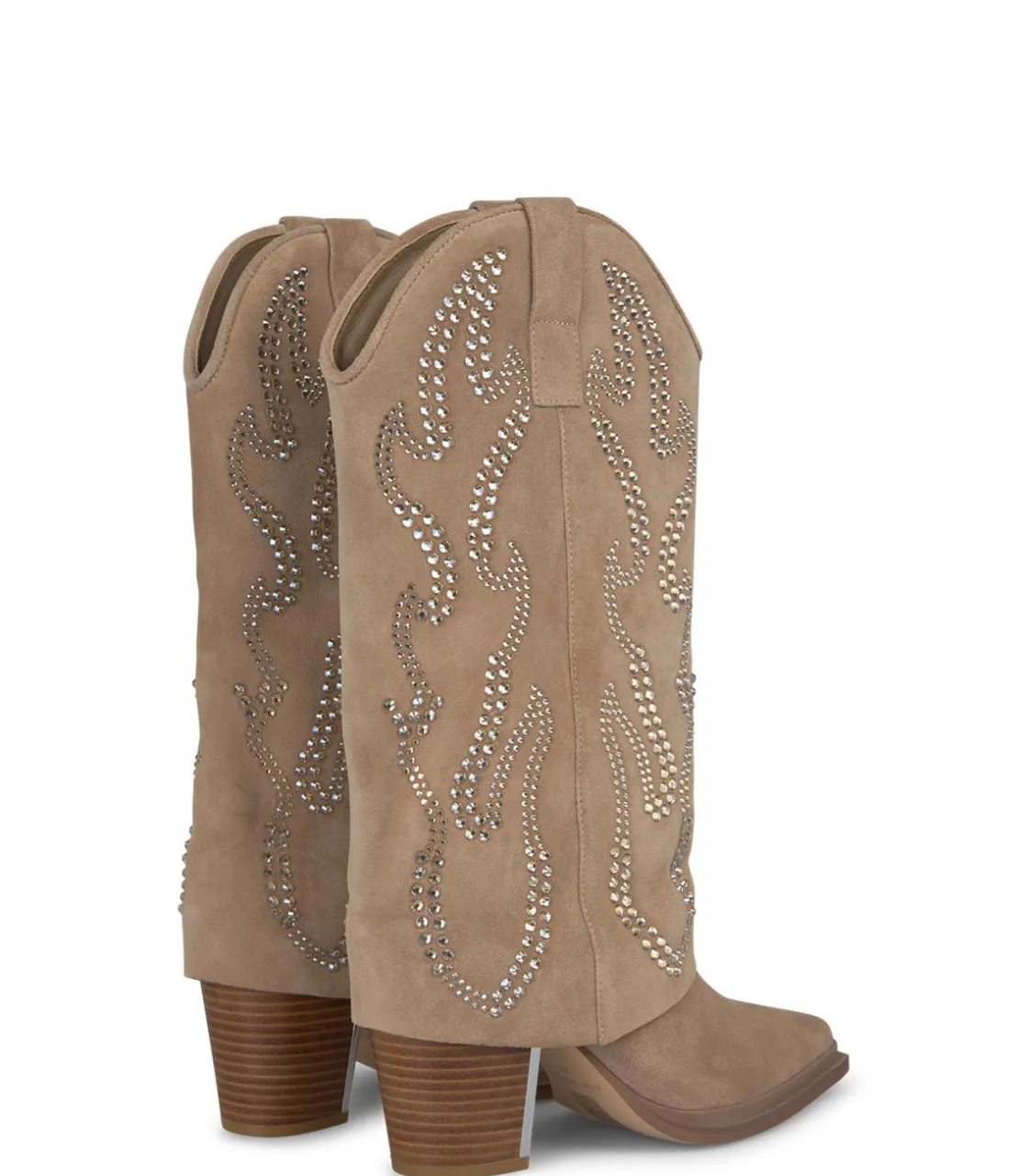 Alma en Pena Botas De Tacón|BOTA POLAINA CON BRILLOS