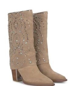 Alma en Pena Botas De Tacón|BOTA POLAINA CON TACHAS