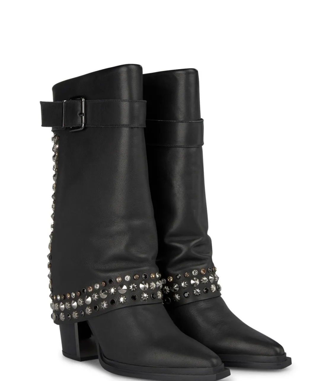 Alma en Pena Botas De Tacón|BOTA POLAINA TACHAS