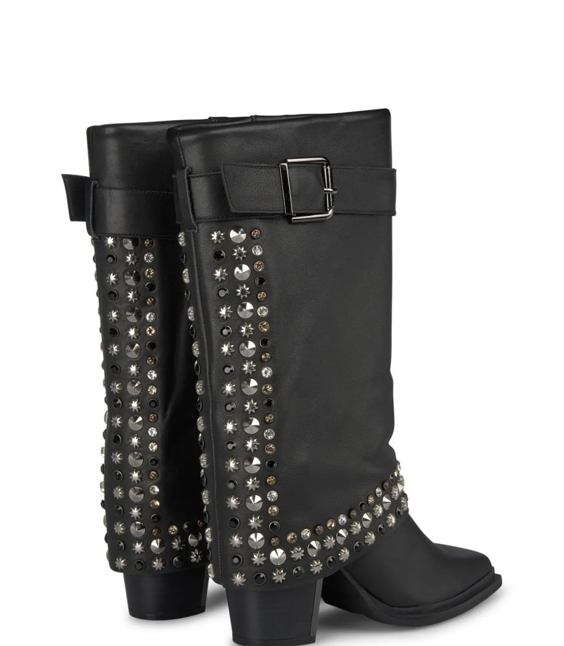 Alma en Pena Botas De Tacón|BOTA POLAINA TACHAS