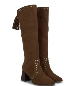 Alma en Pena Botas De Tacón|BOTA TACÓN BLOQUE TACHAS