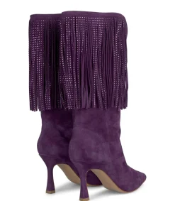 Alma en Pena Botas De Tacón|BOTA TACÓN CON FLECOS