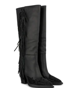 Alma en Pena Botas De Tacón|BOTA TACÓN FLECOS LATERALES