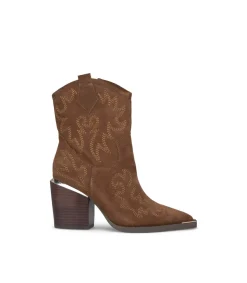 Alma en Pena Botines De Tacón|BOTÍN COWBOY BORDADOS TACÓN
