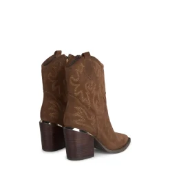 Alma en Pena Botines De Tacón|BOTÍN COWBOY BORDADOS TACÓN
