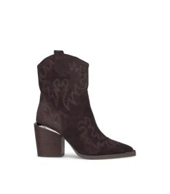 Alma en Pena Botines De Tacón|BOTÍN COWBOY BORDADOS TACÓN